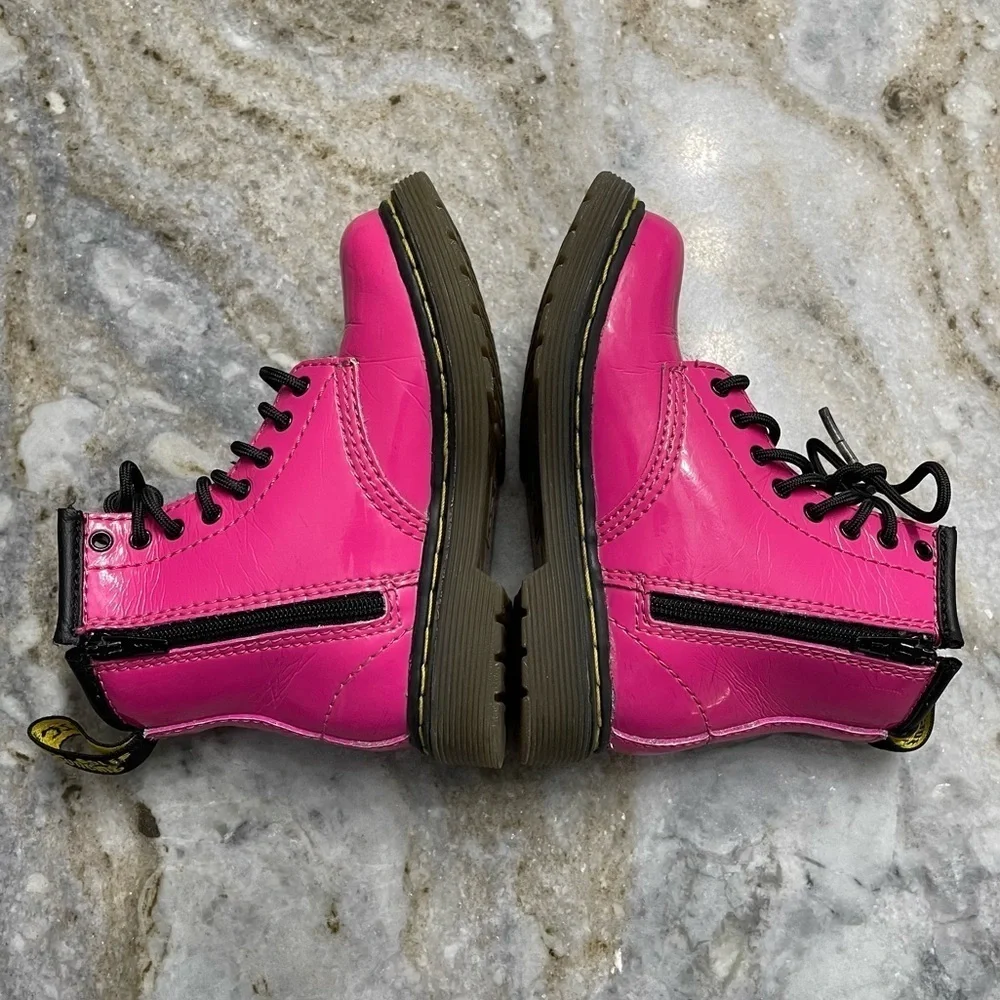 Dr. Martens 1460 8-Eye Boot - Little Kid Pink